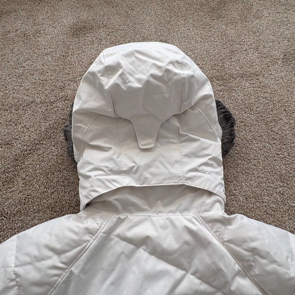 Columbia Omni-Heat Women Small Winter Jacket White Faux Fur Hood Omni Shield - Picture 16 of 16